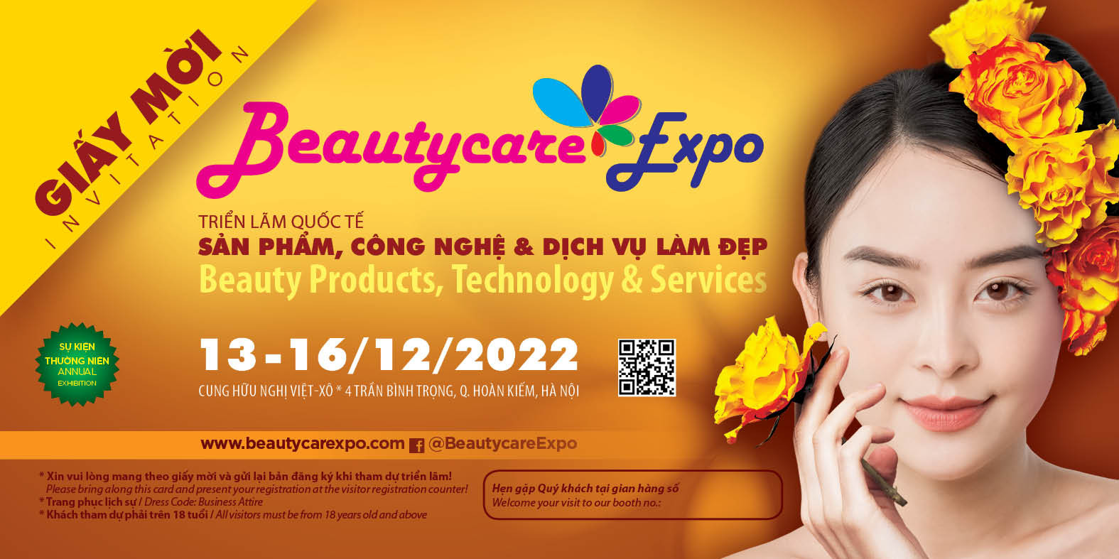 Beautycare Expo 2022 – Triển lãm quốc tế, sản phẩm công nghệ & dịch vụ làm đẹp sắp diễn ra tại Hà Nội